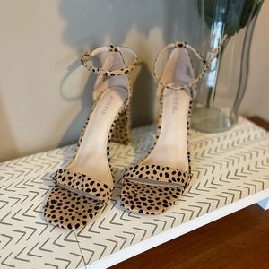 Leopard print heels